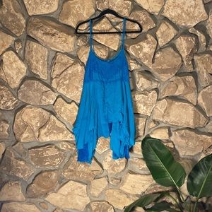 Hand dyed one of a kind pieced lace slip dress
